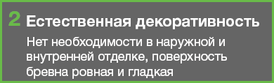Преимущество строительства дома из оцилиндрованного бревна 2